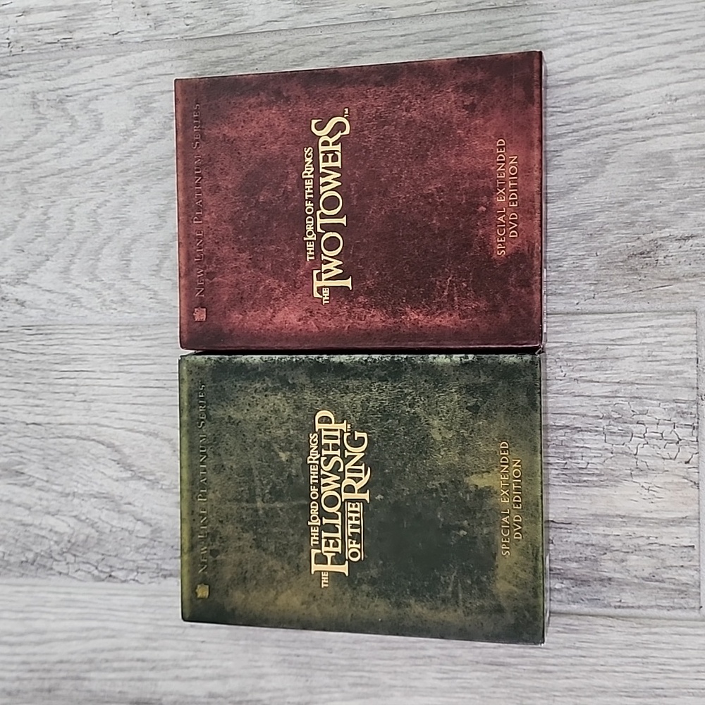 Lord of the Rings 1 & 2 Extended DVD editions